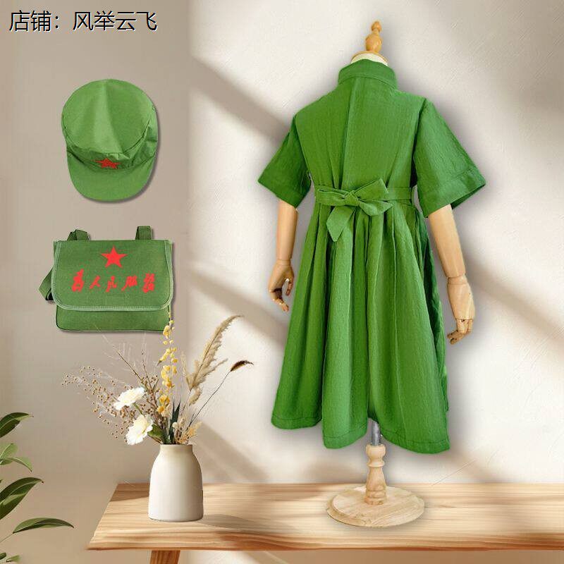 儿童红军演出服六一红星