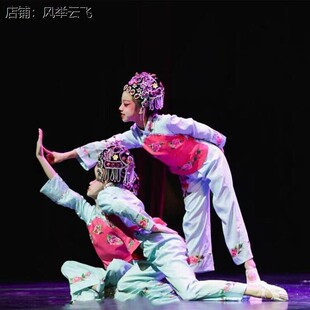 新童剧青年荔园梦舞蹈服装小乔花旦水袖京剧服装小戏骨表演服装