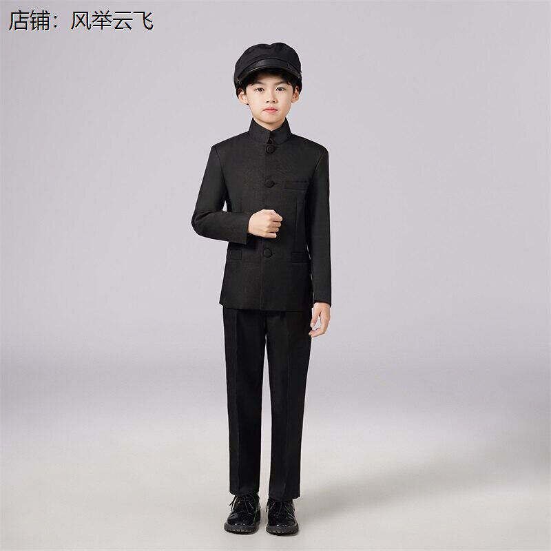 儿童中山装民国演出服装