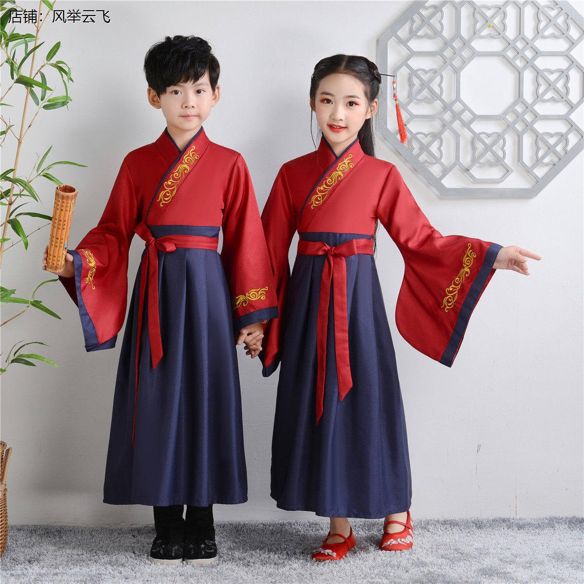 儿童古装汉服女童国学服
