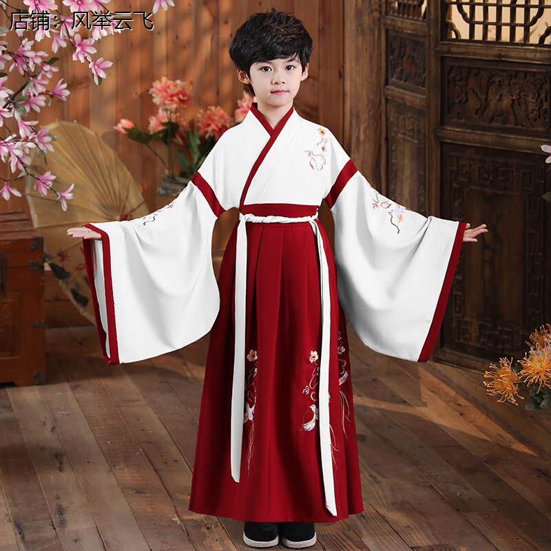 儿童古装汉服国学服男童