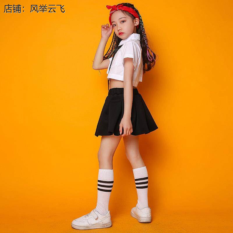 六一儿童爵士舞演出服女
