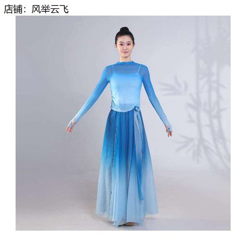 喜上枝头舞蹈服装古典舞蹈表演演出服装身韵舞蹈练功服上衣中国风
