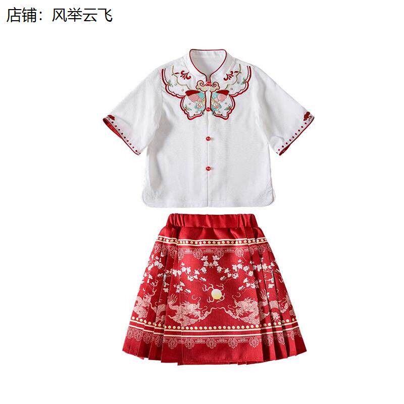 六一演出服幼儿园中国风