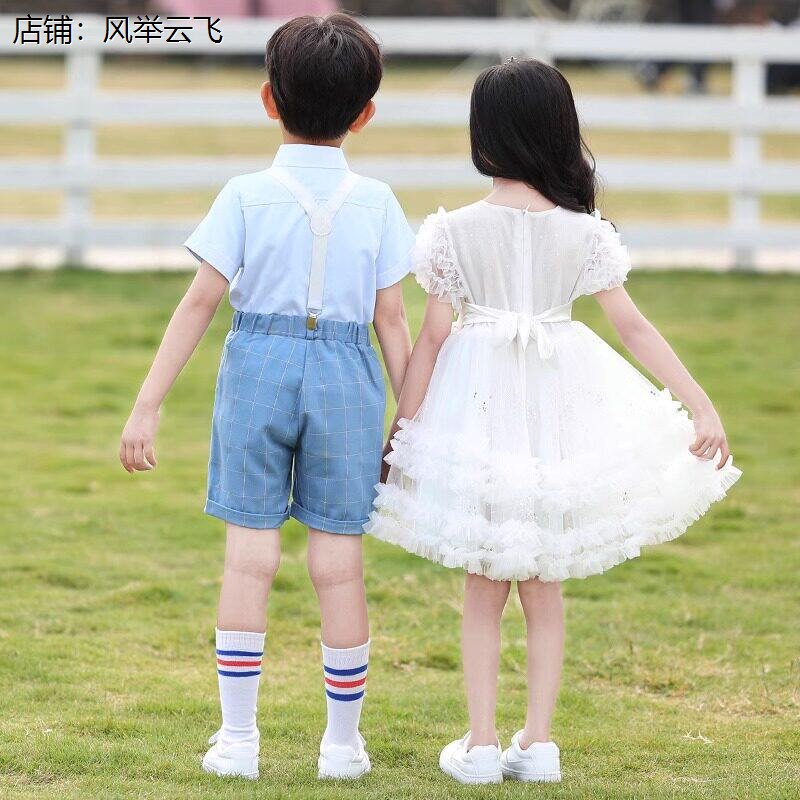 六一儿童合唱演出服女童