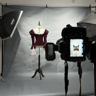 【尾款】第五人偶哥特SK鸡腿袖上衣红白姬袖万塔黑原创