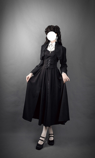 【定金展示】寡妇风-长款收腰哥特-黑蔷薇-外套-JSK-衬衫-原创