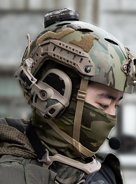 FMA FCS AMP战术耳机拾音降噪通信耳麦IPSC竞技射击听力保护耳罩