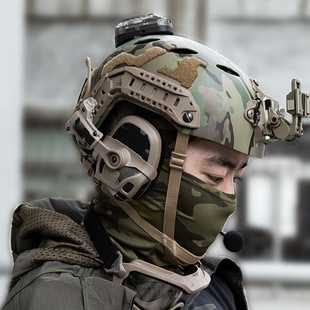 FMA FCS AMP战术耳机拾音降噪通信耳麦IPSC竞技射击听力保护耳罩