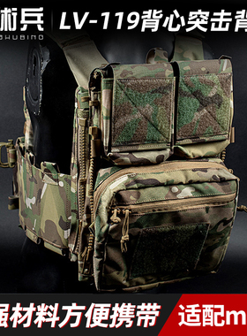 战术兵SS款LV-119模块化收纳板袋 战术背心系统OVERT后显性扩容包