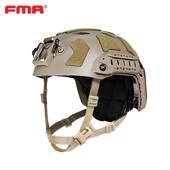SF战术头盔直角ABS版 战术兵FMA FAST 抗冲击安全帽抗摔救援骑行盔