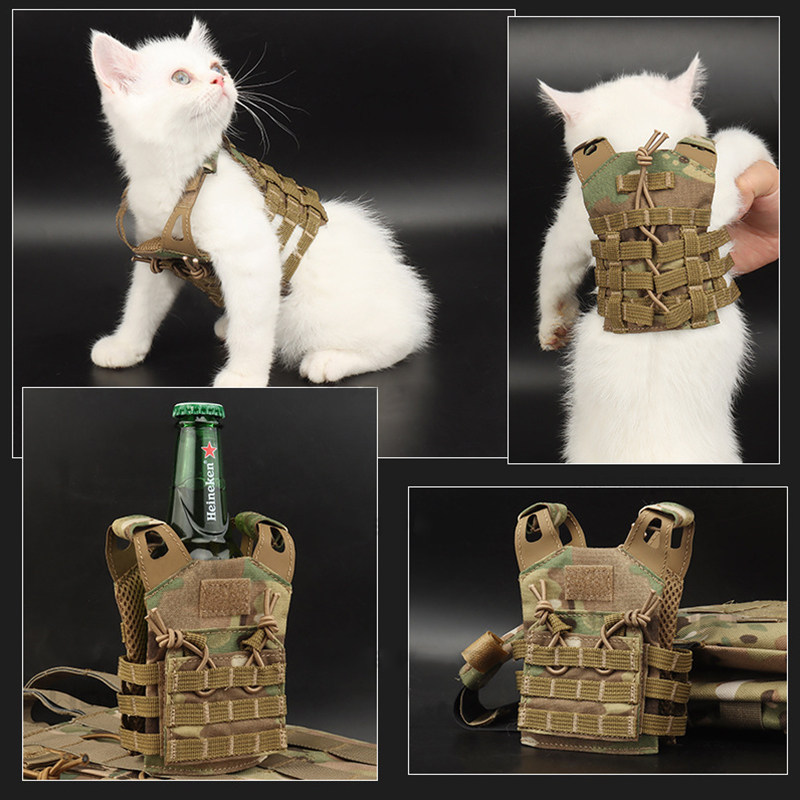 战术周边文创宠物个性JPC迷你小背心军迷包具装饰摆件饰品小礼物