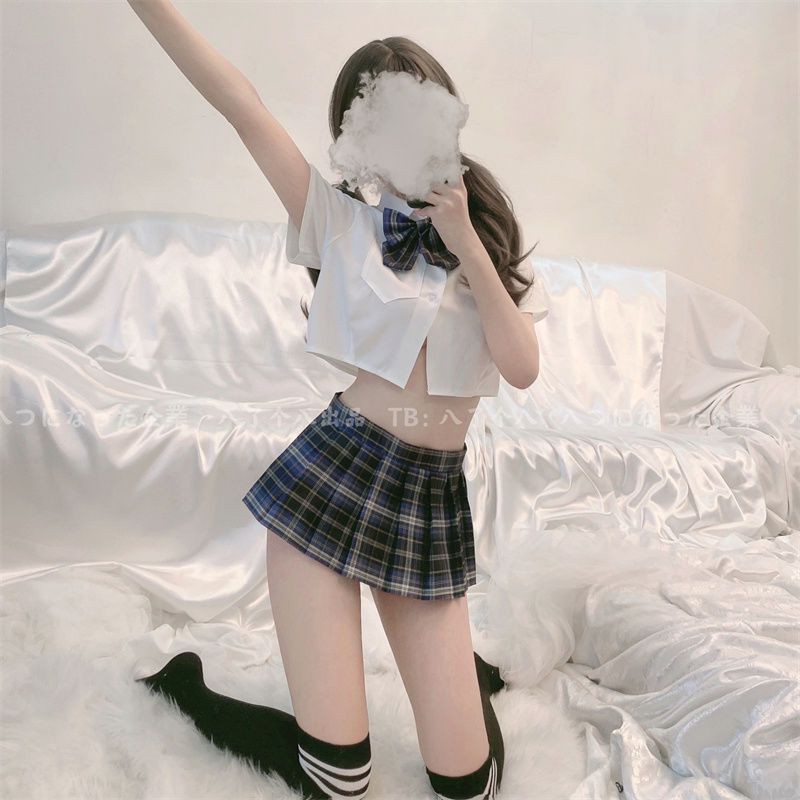 性感学院风校园服装纯欲cosplay制服套装清纯少女学生JK水手服女-封面