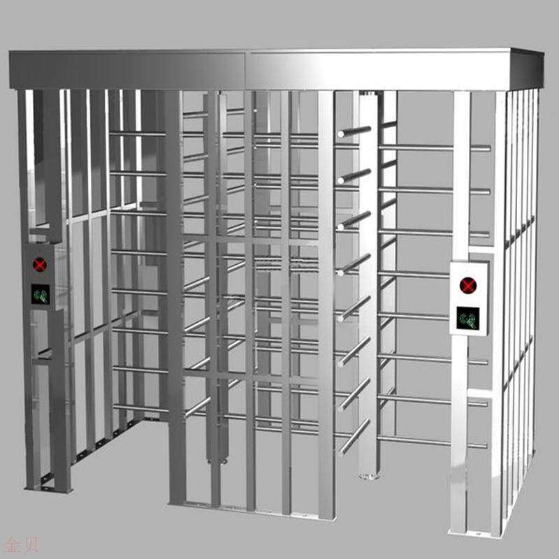 全高十字转闸门人行道闸工地实名制旋转门小区门禁人脸识别转闸机