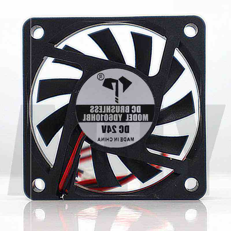新款亿达静音6010双滚珠24v 12v 5v 6厘米/cm机箱显卡usb散热风扇