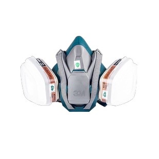 3M防毒面具 防尘装修甲醛化工气体工业粉尘喷漆防护面罩6502QL