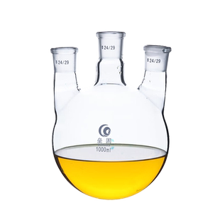 包邮垒固直三口烧瓶 圆底高硼硅玻璃三颈厚壁反应瓶蒸馏烧瓶50 100 250 500 1000 2000ml 3L 5L 10L 20L