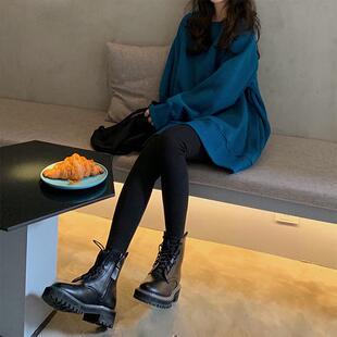 美式复古圆领卫衣女款韩版宽松bf慵懒风设计感小众oversize春秋款