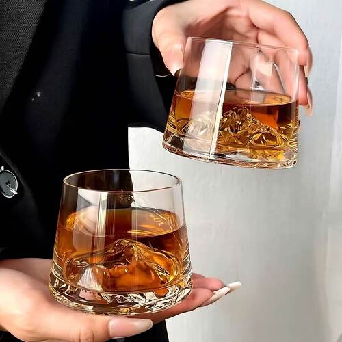 日式观山杯冰山玻璃杯