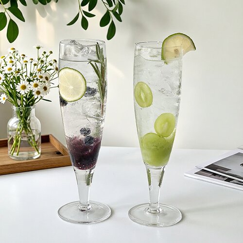 郁金香鸡尾酒杯高脚香槟杯