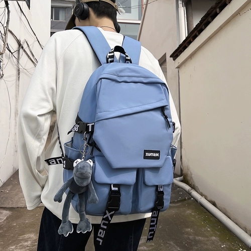 Вместительный и большой трендовый ранец, брендовый рюкзак, для средней школы