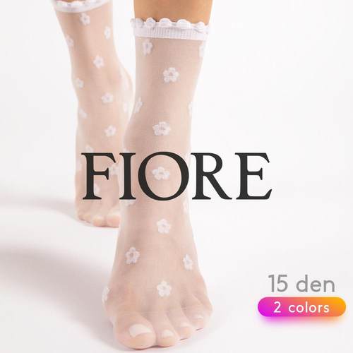 Fiore中筒袜女款纯丝春秋款