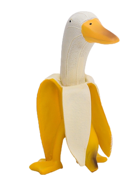 蕉个朋友鸭可爱搞怪香蕉鸭摆件