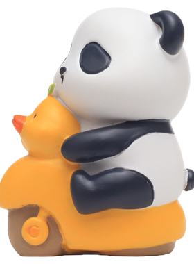 卡通淘小熊树脂摆件创意家居