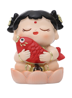 善财童子小摆件创意家居装饰品