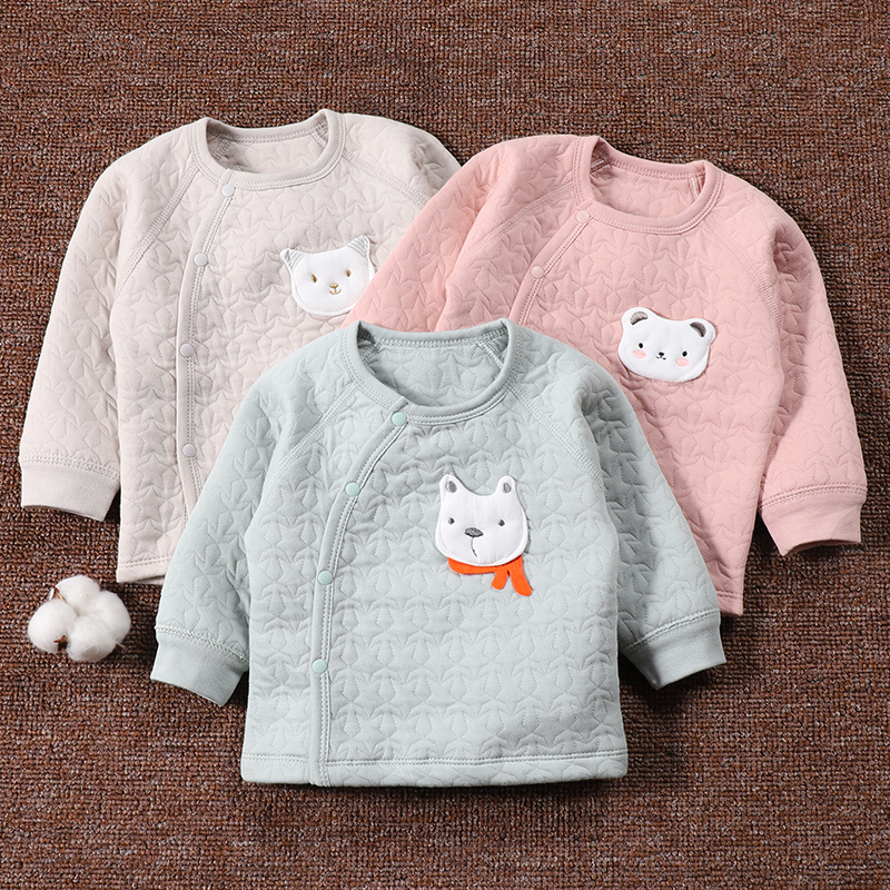 婴幼儿冬季厚款保暖衣服女童宝宝