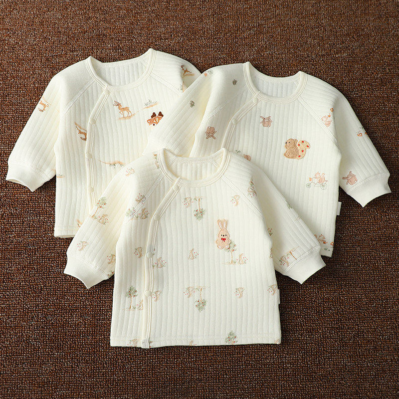新生婴儿保暖开衫衣服春秋冬款夹薄棉打底内衣衣服宝宝秋衣家居服,童装/婴儿装/亲子装,保暖上装,淘宝优惠券,粉丝福利购,淘宝优惠卷