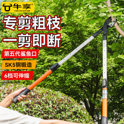牛享粗枝剪鲨鱼口大力剪