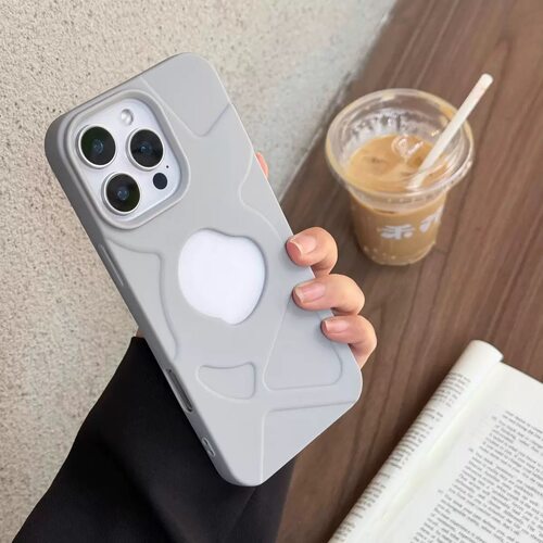 不规则夏季大孔漏标散热防手汗适用iPhone17promax新款苹果16e手机壳磁吸硅胶男15plus肤感14pro防摔女13软壳