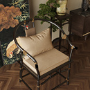 茶椅垫坐垫防滑加厚实木茶桌椅子垫靠枕抱枕红木茶室棉麻垫子 中式