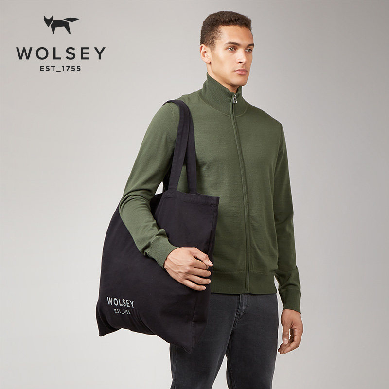 wolsey芙蕾雅(freyja)托特大容量帆布包磨毛棉质上班通勤手提包