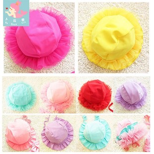 儿童泳帽女童宝宝中小童不勒头蕾丝花边公主可爱弹力游泳帽2-12岁