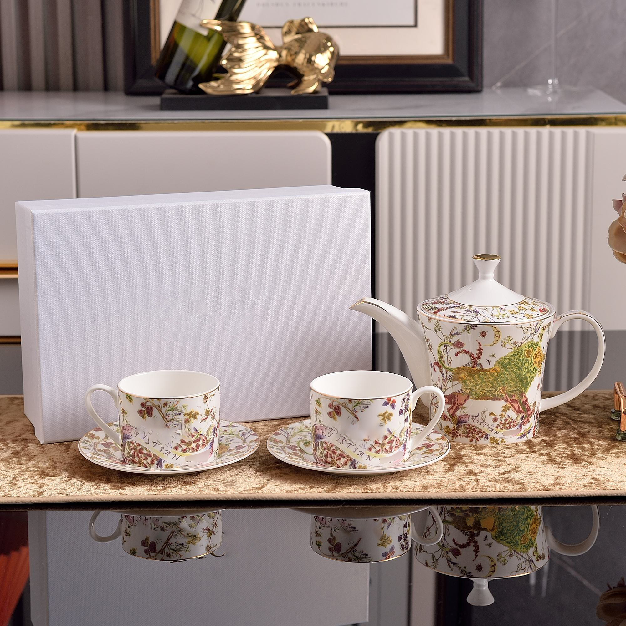 迪家Grandville花园系列骨瓷咖啡杯碟下午茶精致西餐盘家用马克杯,餐饮具,咖啡杯,淘宝优惠券,粉丝福利购,淘宝优惠卷