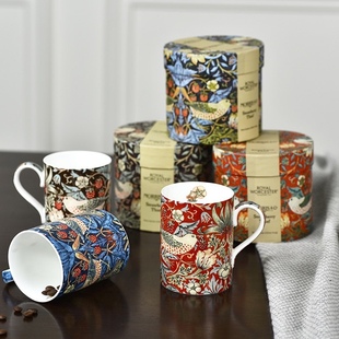 RoyalWorcester皇家伍斯特草莓小偷欧式情侣马克杯水杯杯子礼盒装