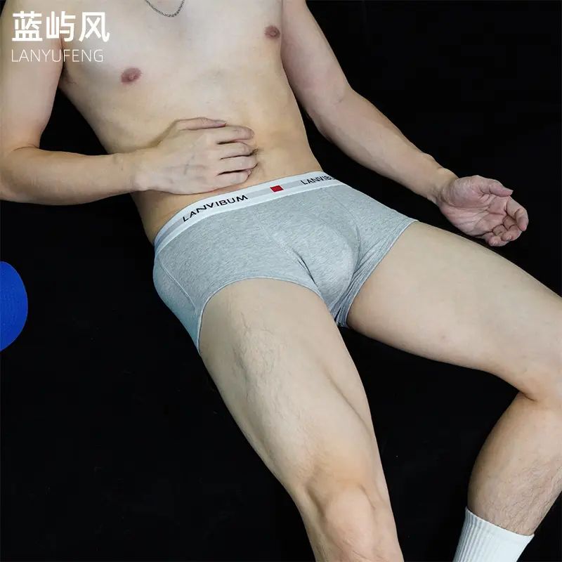 男士内裤男棉质大囊袋纯
