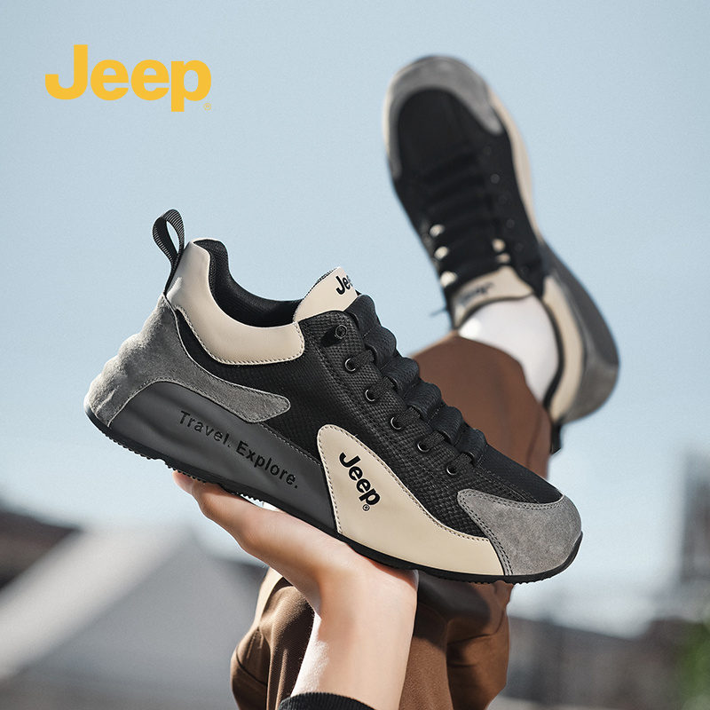 jeep吉普男士透气休闲鞋