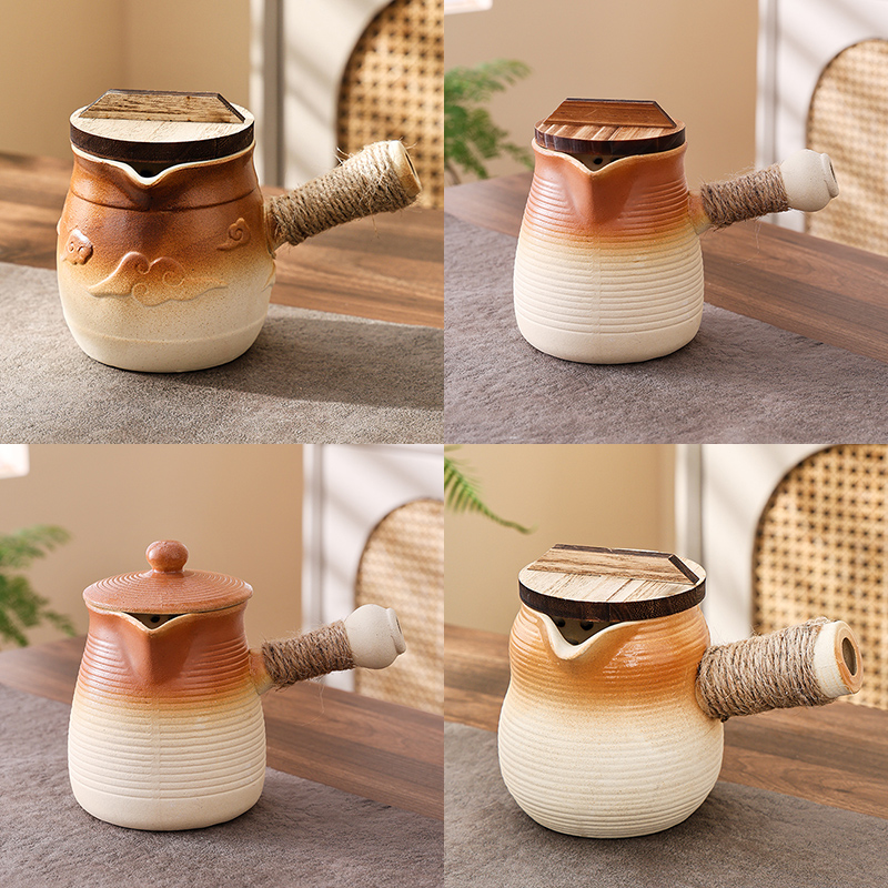 围炉煮茶户外煮茶器具网红烤奶茶大容量罐罐壶家用茶壶侧把壶套装