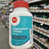 brand 加拿大发货 Life 柠檬酸镁胶囊120粒150mg包直邮