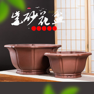 花盆斗八方形榕树老桩梅花大口径庭院赤楠黄杨种树花盆
