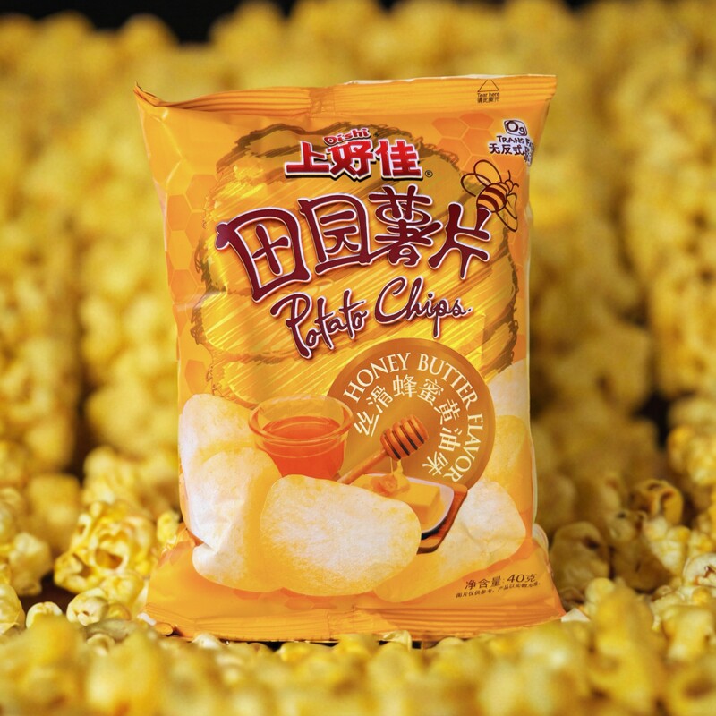 上好佳田园薯片蜂蜜黄油味40克