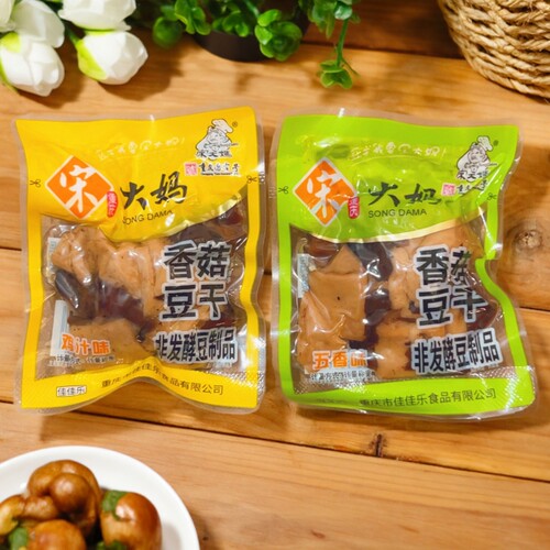 宋大妈香菇豆干鸡汁味五香味独立小包装散称豆制品豆腐干小吃零