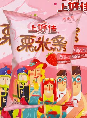 上好佳粟米条（草莓口味）30克