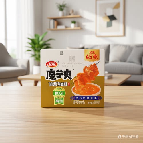 卫龙魔芋爽老北京麻将素毛肚乐享装180克+45克