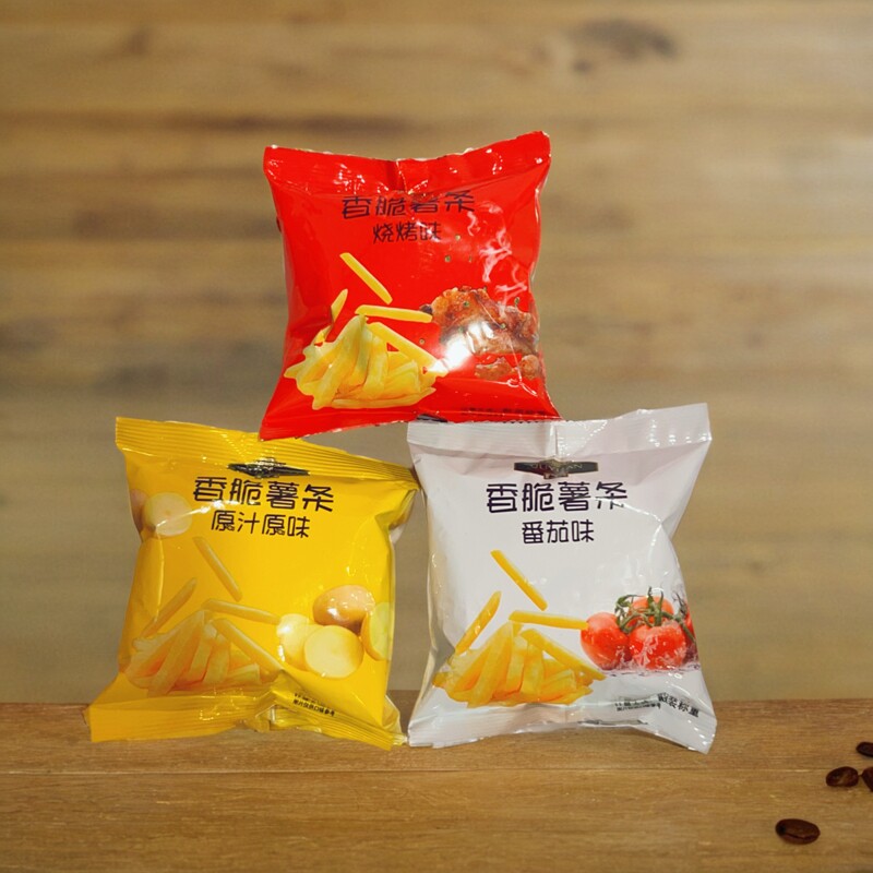 趣园香脆薯条烧烤味番茄味