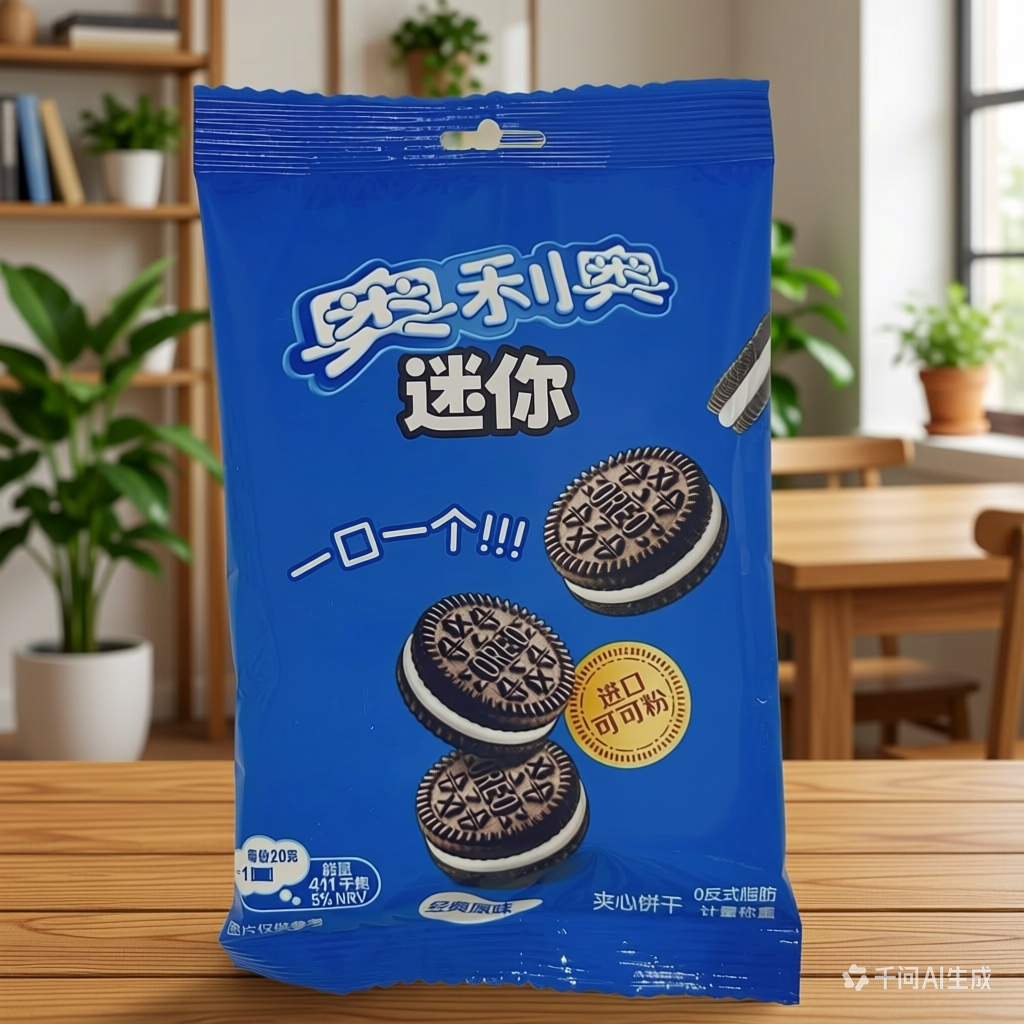 奥利奥mini迷你小饼干 原味夹心 袋装 儿童休闲零食