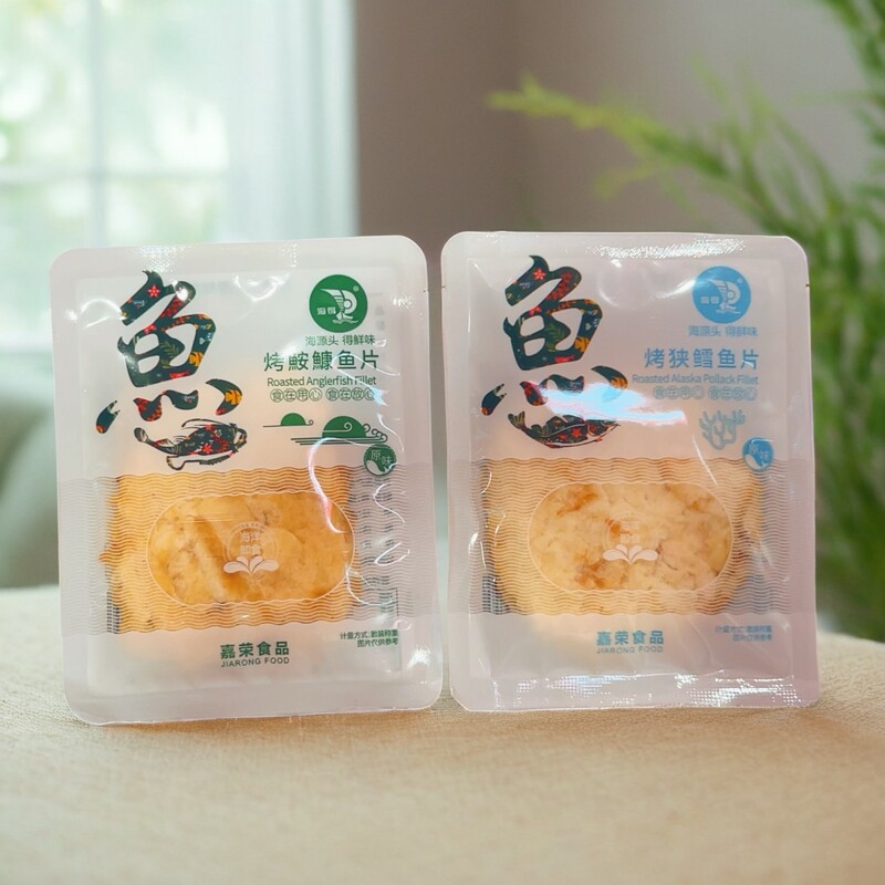 嘉荣海得烤狭鳕鱼片鮟鱇鱼片独立小包装
